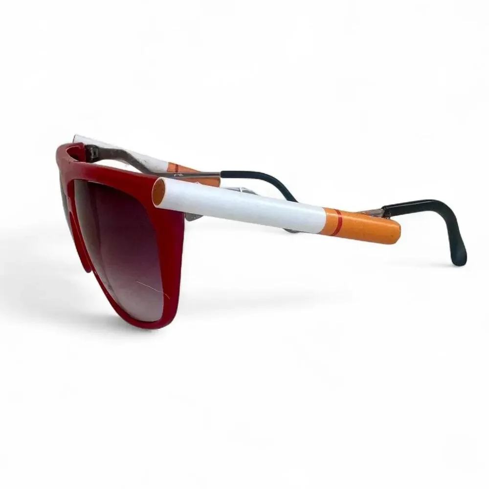 Vintage red plastic sunglasses